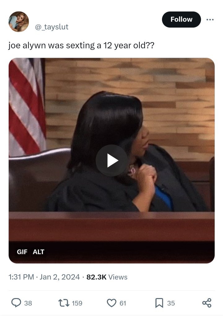 Betterthan19991's tweet image. You don't make up a LIE and then spread it around like it's a fact. Only to be like "it's a joke". YOU DON'T JOKE ABOUT THIS SHIT. 
#NOTTRUE #LIE #JoeAlwyn #DoBetterPeople #ThisIsSlander