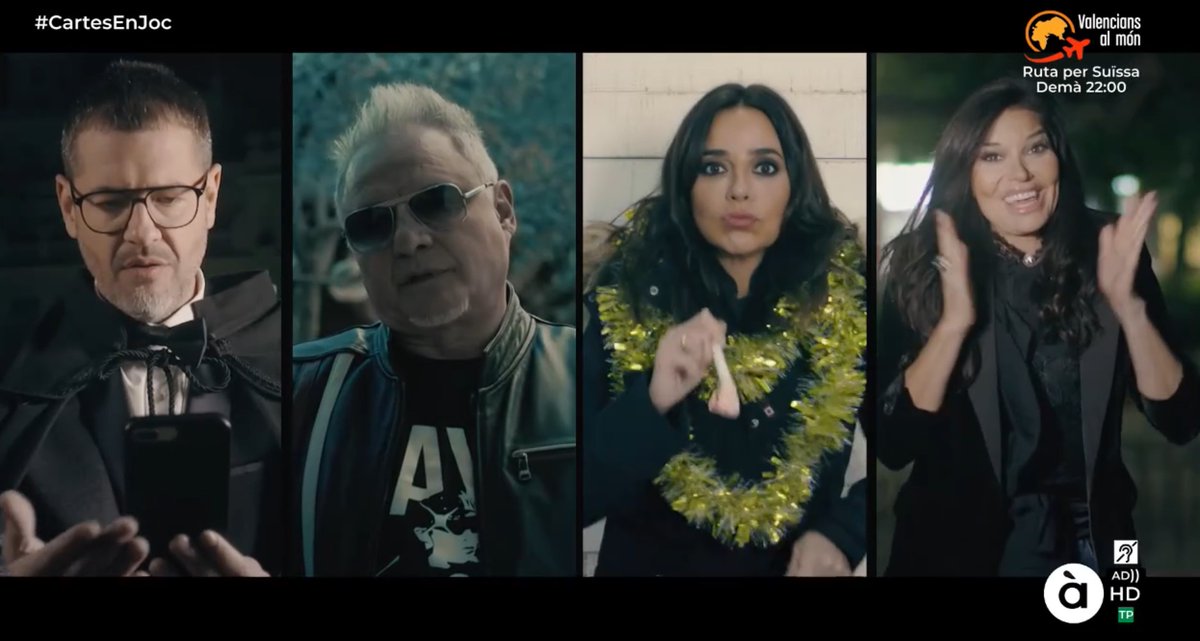 🥳 A continuació recuperem l'especial de #CartesEnJoc que el xef <a href="/jgarriserra/">Jordi Garrido Serra</a> i 3⃣ restaurants van compartir amb <a href="/ChimoBayo/">Chimo Bayo</a>, <a href="/carmenalcayde/">Carmen Alcayde</a> i <a href="/mariaabradelo/">ΜΔŘíΔ ΔβŘΔĐ€ŁØ</a>. Delicatessen, glamur i ganivetades per a rebre l'any🍇🤩🔪!
Segueix-ho ara en <a href="/CartesJocAPunt/">Cartes en joc</a>🍽️ 👇
web.apunt.es/DirecteTV