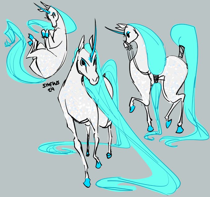 「blue eyes horse」 illustration images(Latest)