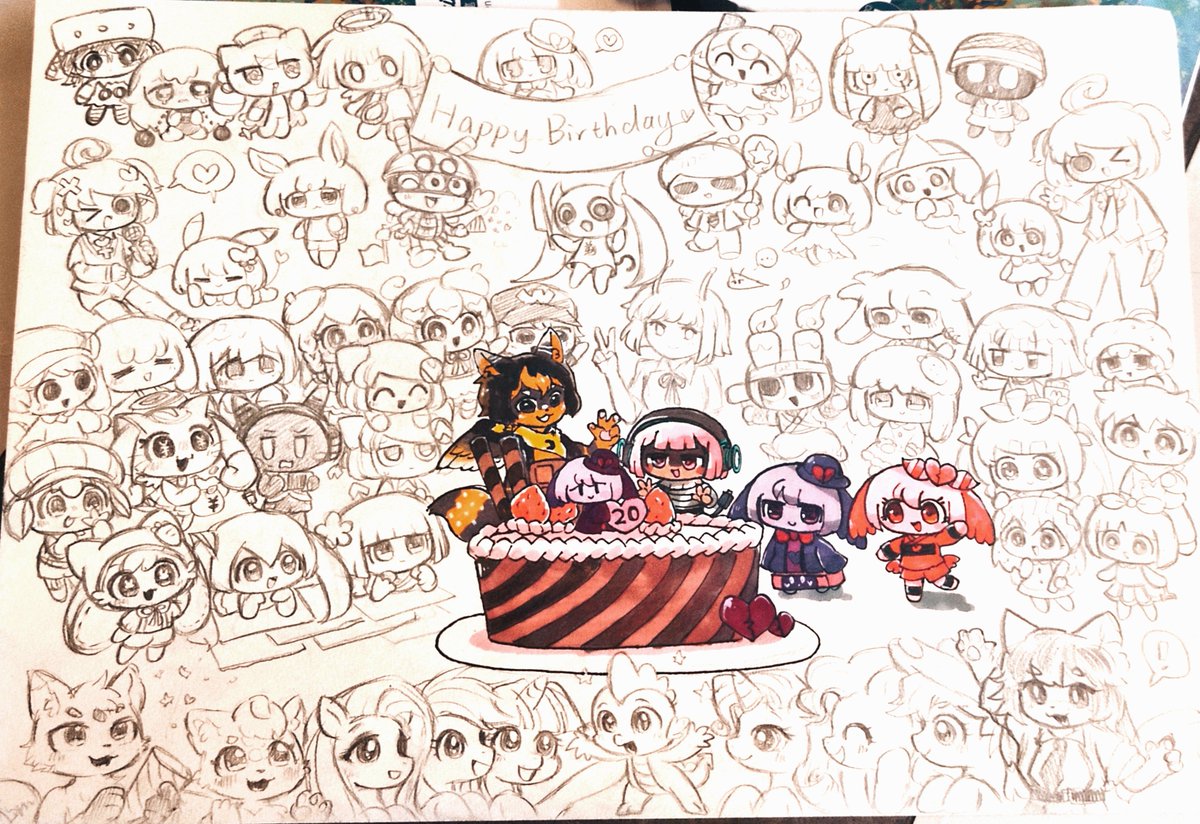 kJlkZgauYmdtJuB's tweet photo. #PPYfanart
他の人に描いた誕生日の絵です https://t.co/ENaXhiPg0O