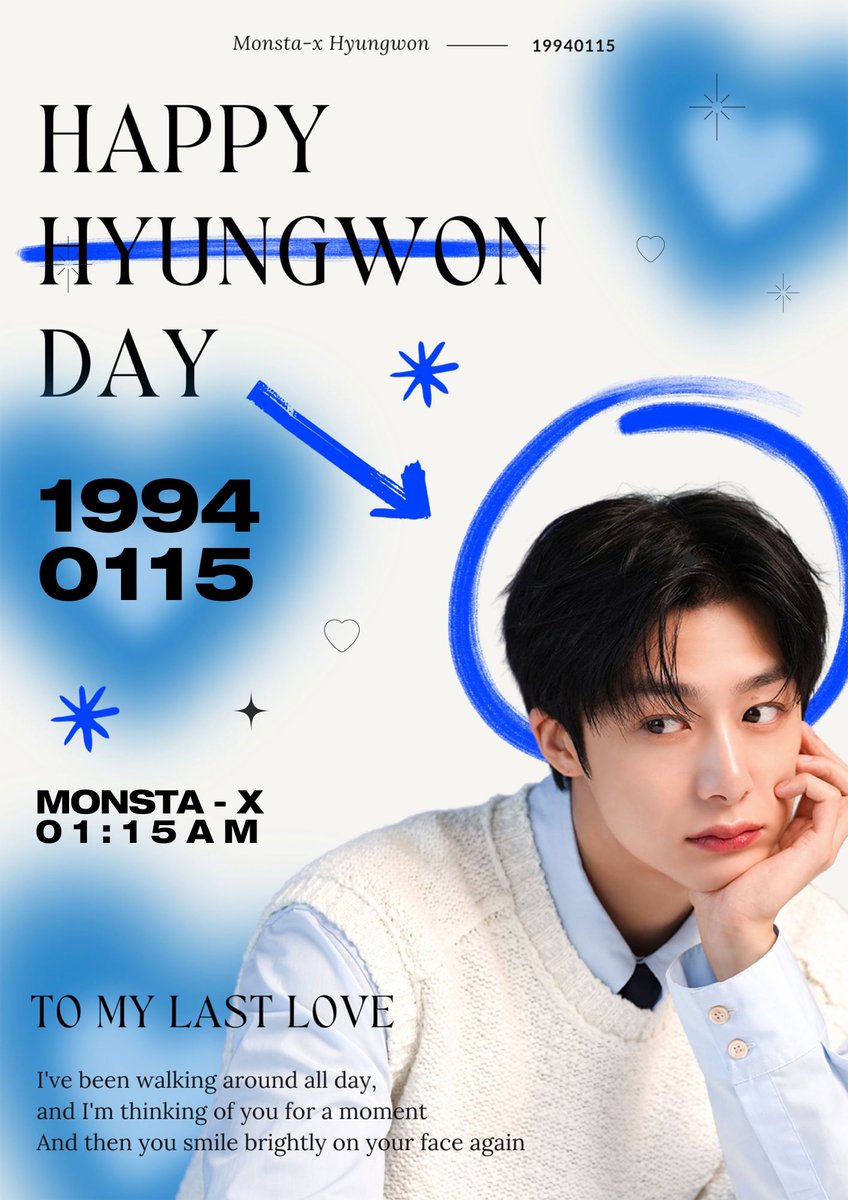 HXPPY_BIRTHDAY's tweet photo. 𝟐𝟎𝟐𝟒 𝐇𝐖 𝐇𝐁𝐃 𝐂𝐀𝐅𝐄 &amp; 𝐏𝐇𝐎𝐓𝐎 𝐁𝐎𝐎𝐓𝐇 𝐄𝐕𝐄𝐍𝐓

> 24.01.13 - 01.15
> 아이오쓰리 건대점

#RT 추첨을 통해 소정의 선물을 보내드립니다 🎁
📢 자세한 안내는 타래로 공지됩니다💙

#나의_마지막_첫사랑
#사랑한다_채형원

#몬스타엑스 #형원 #HYUNGWON  #형원생카 #형원생일카페 https://t.co/eEplmouMnK