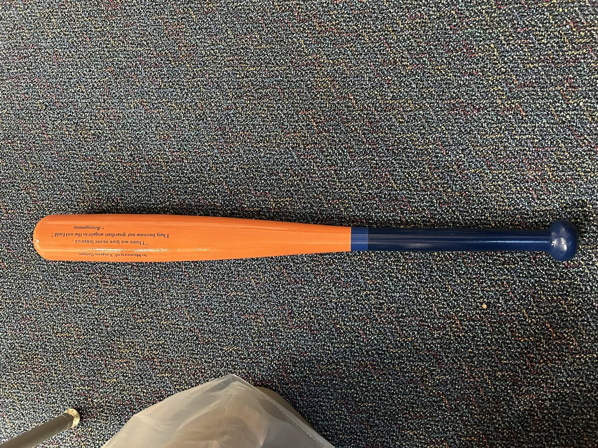 Thank You <a href="/BlossomBaseball/">BP Baseball</a> &amp; <a href="/jwpbaseball/">JWP Baseball</a> for the memorial gifts. It is a truly  a heartfelt gesture &amp; we are touched by the outpouring support your communities as well as many other baseball programs reaching out to us during this difficult time. Tayven is missed dearly #33