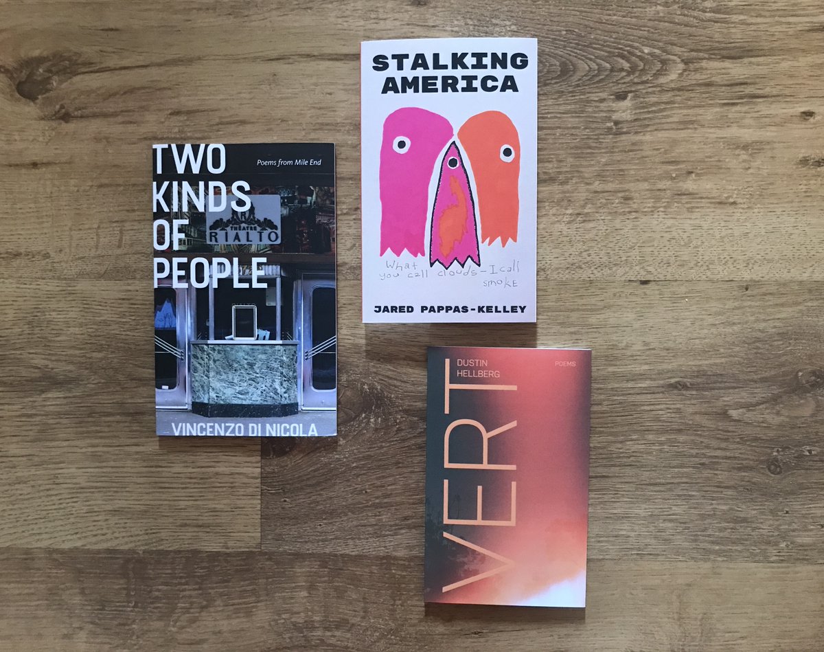 delerepress1's tweet photo. we celebrate our 3 books in 2023 ! 

'Stalking America' by @jwvpk : https://t.co/MLY9AXl2PC

'VERT' by Dustin Hellberg : https://t.co/lRbJWp11dr

'Two Kinds of People' by @PhiloShrink &amp; Arsinée Donoyan : https://t.co/FSkLlkdssg https://t.co/ljj6hXQJNu