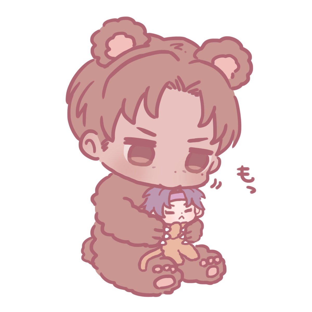 「メディア欄から消えてたのでこぐまとこざるの牧清再掲 」|とねり🧸のイラスト