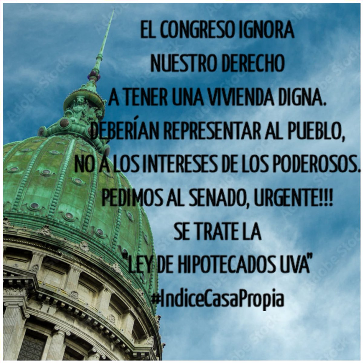 <a href="/revistacitrica/">Revista Cítrica</a> <a href="/EugeniaDureTDF/">Eugenia Duré</a> <a href="/anabelfsagasti/">Anabel Fernández Sagasti</a> <a href="/ditulliojuli/">Juliana di Tullio</a> <a href="/florenciarietto/">María Florencia Arietto 🇦🇷</a> <a href="/marcelewan/">Marcelo Lewandowski</a> <a href="/LinaresCarlosCR/">Carlos Linares</a> <a href="/martindonate/">Martin Doñate</a> <a href="/blancopabloda/">Pablo Daniel Blanco</a> <a href="/FamaFlavio/">Flavio Fama</a> <a href="/marianorecalde/">Mariano Recalde</a> <a href="/wadodecorrido/">Wado de Pedro 🇦🇷</a> <a href="/carolinalosada/">Carolina Losada</a> <a href="/juliocobos/">Julio Cobos</a> <a href="/AliciaCastroAR/">Alicia Castro</a> <a href="/SenadoArgentina/">Senado Argentina</a> en 2023 decidió no trabajar x los hipotecariosuva