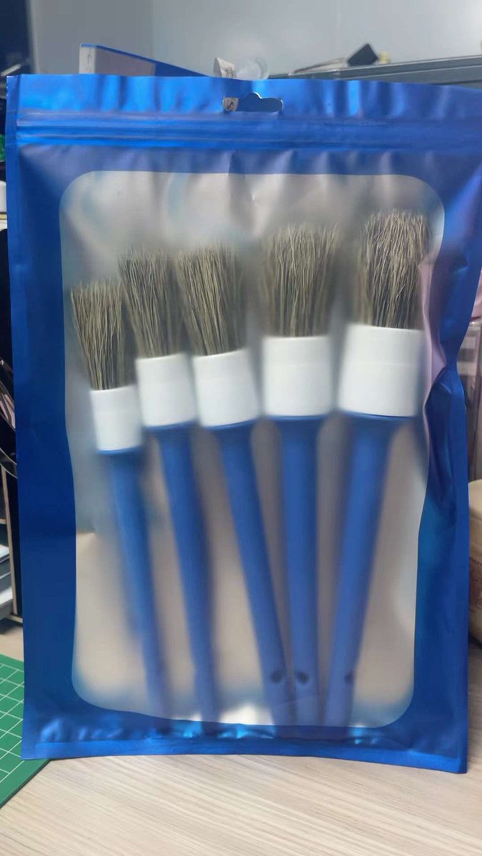 autodetailing08's tweet photo. Wholesale 5PCS Car Exterior Interior Detail Brush Set Boar Hair Bristle Brushes for Car Cleaning Auto Detail Brush #carwash #carwashing #carcleaning #cardetailing #autodetailing #carcareproducts #detailingsupplies #detailingaddict #detailingworld #detailsupplies #detailsupply https://t.co/oNIZv1iajB