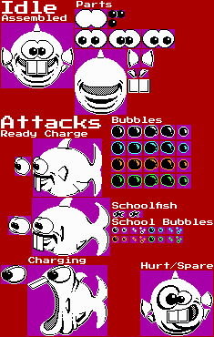PerdGateEnjoyer's tweet photo. Decided to make the #dopefish in the style of #undertale (a game I have never played) because I do not have good time-management skills https://t.co/V3mc7c30lK