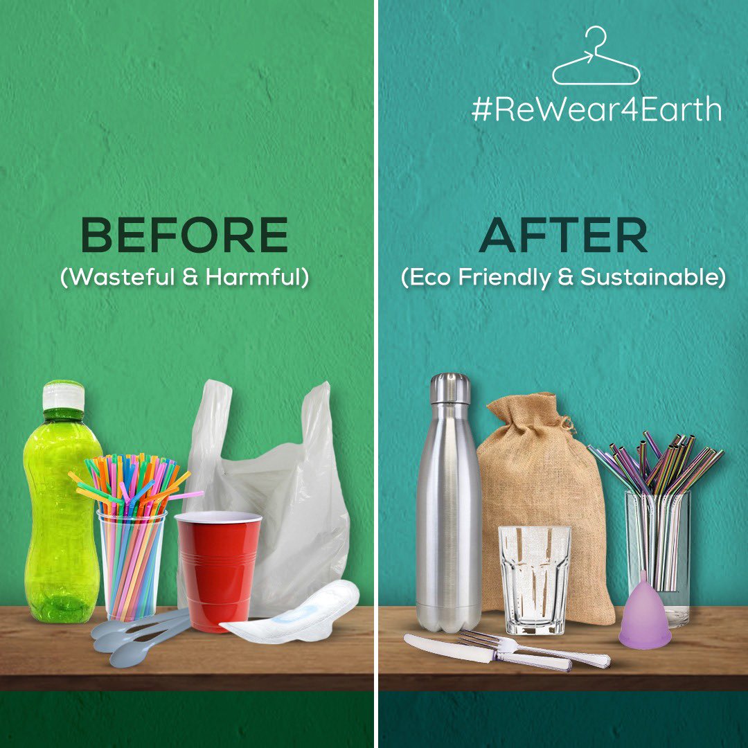 Let's make a conscious shift to using Eco-Friendly and Sustainable products in our day-to-day lives starting this year.
Have an eco-conscious 2024!

#ReWear4Earth #SustainableLifestyle #EcoConsciousLiving #NewYearNewBeginning