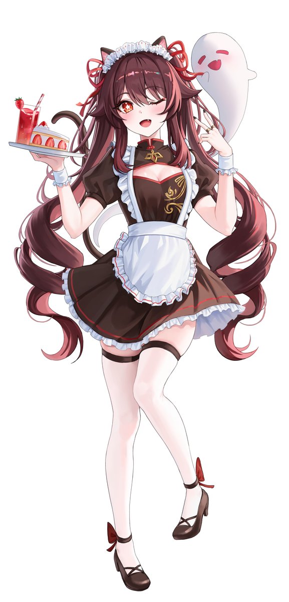 #原神 #GenshinImpact #胡桃
メード胡桃にゃん💗