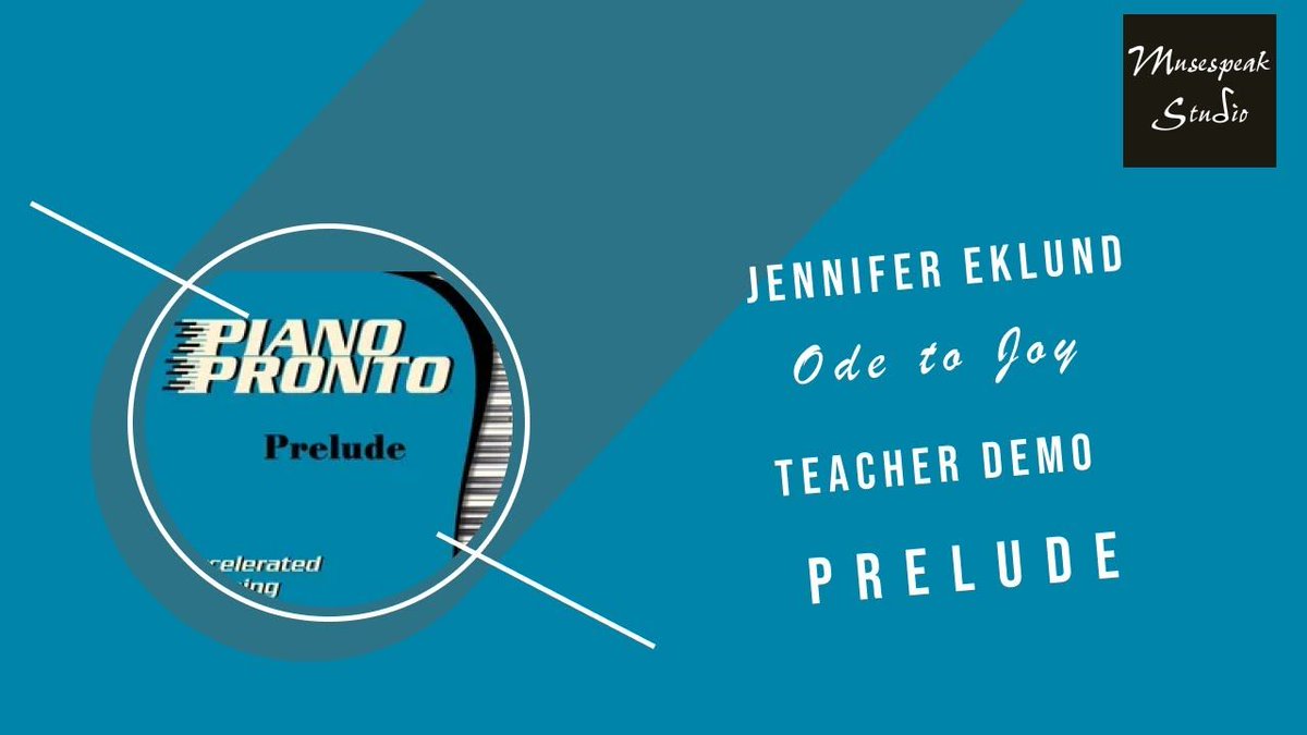 musespeakstudio's tweet image. Happy New Year, everyone!

Check out this Demo Tuesday from prior to Christmas. It&apos;s Jennifer Eklund&apos;s arrangement of Ode to Joy. It&apos;s in the Piano Pronto Prelude  book. Enjoy! 

buff.ly/4aF7rFo #demotuesday #pianopronto #pianolessonsforbeginners