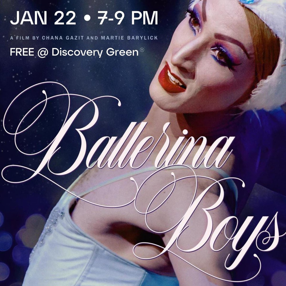 Don’t miss Ballerina Boys, a film full of beauty and fun, it seduces viewers into facing issues of gender, inclusion, and social justice. Monday, January 22, 7-9 on.