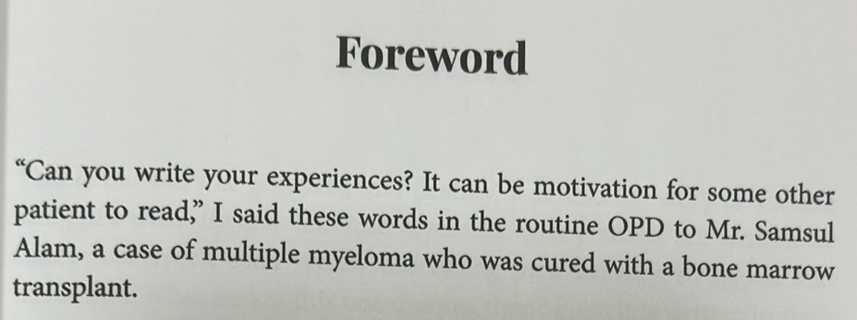 Would love to read ‘Life 2.0” ! I think we all identify with the concept! More power to you #SamsulAlamKhan and to @oncologician for the amazing work you do! 🫡 Let this bring more light to the power and tenacity of human mind #PatientAdvocacy #PatientVoice