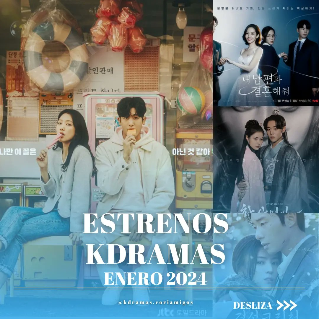 ✯ °W E L C O ME  E N E R O 2024
 °•　 ✯📷 📷　 ✯ °　•　　.°•　 ✯ °　　•　　.°•　　 ✯
 
📷Guarda  &amp; Comparte, para que más mutis se pongan al dia con los dramas en estreno. 🩵🌎🫂