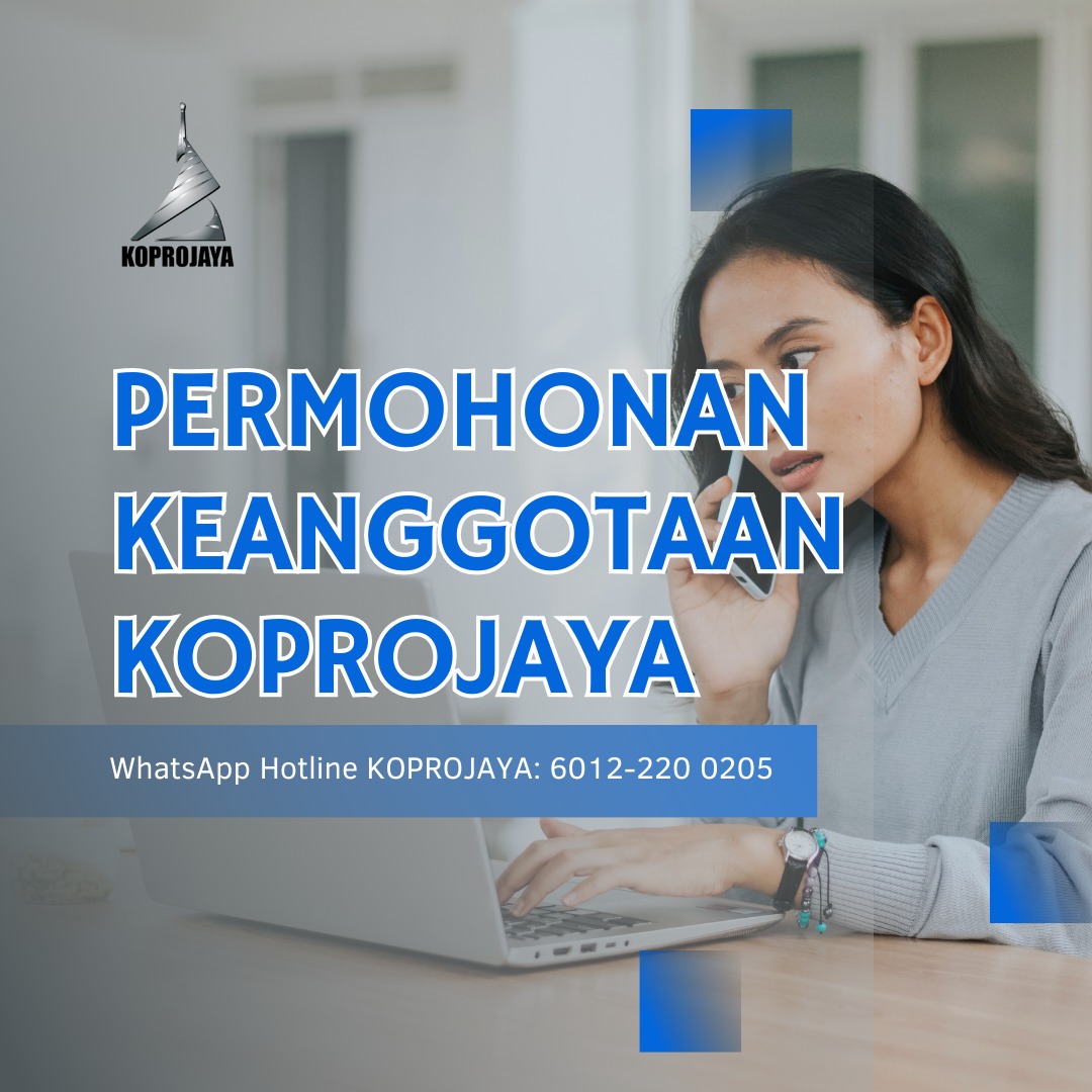 Koprojaya's tweet photo. PERMOHONAN KEANGGOTAAN KOPROJAYA KINI DIBUKA
Ketahui Soalan Lazim tentang Permohonan Keanggotaan KOPROJAYA di sini.
Untuk memohon, sila layari laman web KOPROJAYA di https://t.co/oal2ixtcqF 
#KOPROJAYA #wadahkerjasamapenjawatawammuda
#10tahunkoprojaya #jomdaftaranggotaKOPROJAYA https://t.co/A6nFG7XylS