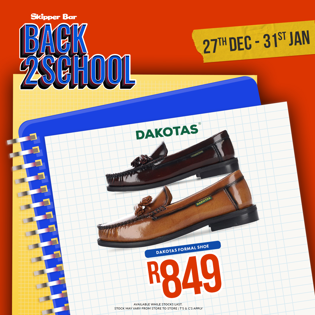 SkipperBarSA's tweet image. Conquer the school year in style with Skipper Bar! Elevate your back-to-school game with us. Don't just blend in, stand out and slay with our deals. Valid 27/12/2023-21/01/2024.

#SkipperBarSwag #WeDominateSchool #BackToCool