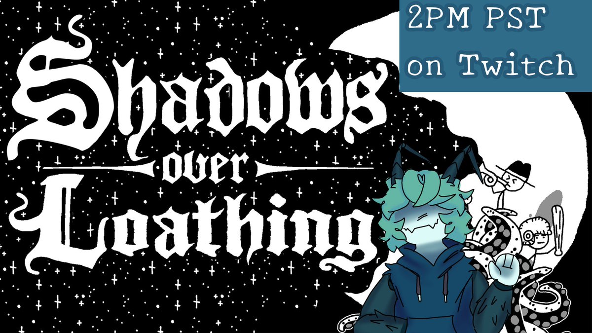PabstiteCritter's tweet photo. Heyo I'll be streaming tomorrow January 3rd at 2PM PST, playing Shadows Over Loathing for the first time on Twitch!
https://t.co/9WgtYhajXL...
#Vtuber #PNGtuber #ENVtuber #IndieVtuber #indigame #RPG #turnbaserpg https://t.co/iMg8RR5gPr