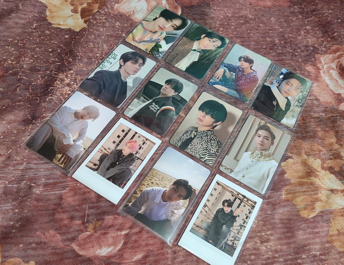 simjekcart's tweet photo. hello, interest check. 🥲

- not yet 100% sure. might remove some pcs
- will sell per set
- no to sensitive/impatient
- onhand
- reply/dm me if interested
 
rfs: decluttering

🏷️ enhypen enha pc photocard sunghoon ni-ki heeseung jay sunoo jake ic wts lfb ph https://t.co/k3kMct1y9L