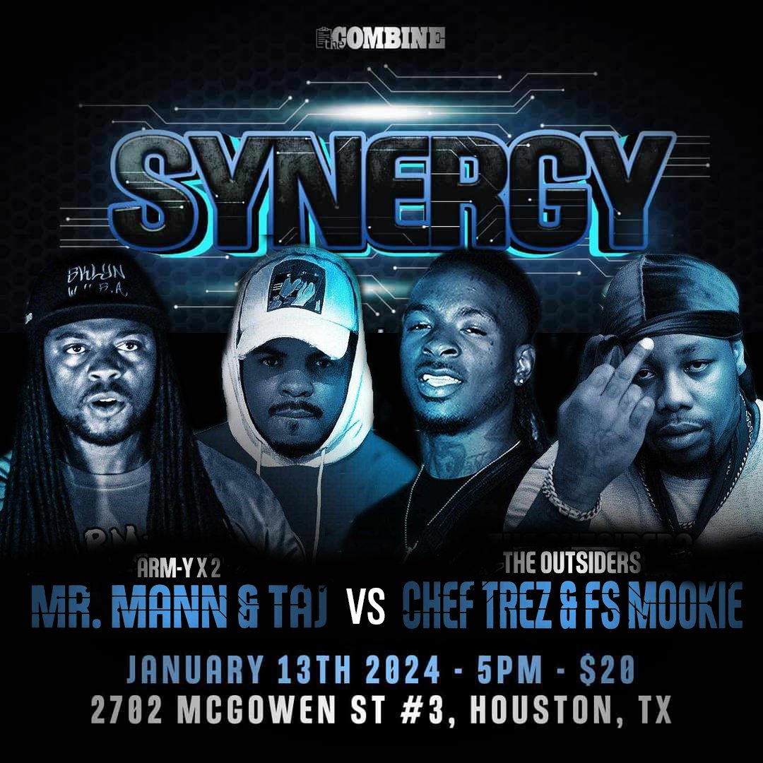 OfficialMrMann's tweet photo. Just when they thought it was safe. 2024 its on 😈. Lets work brother @TheReal_KingTaj #armyof2 #thecombine #battlerap #Synergy #maineventmann #bullpen #topbull #rbe #urltv #intake4 https://t.co/rOzZXsXWum