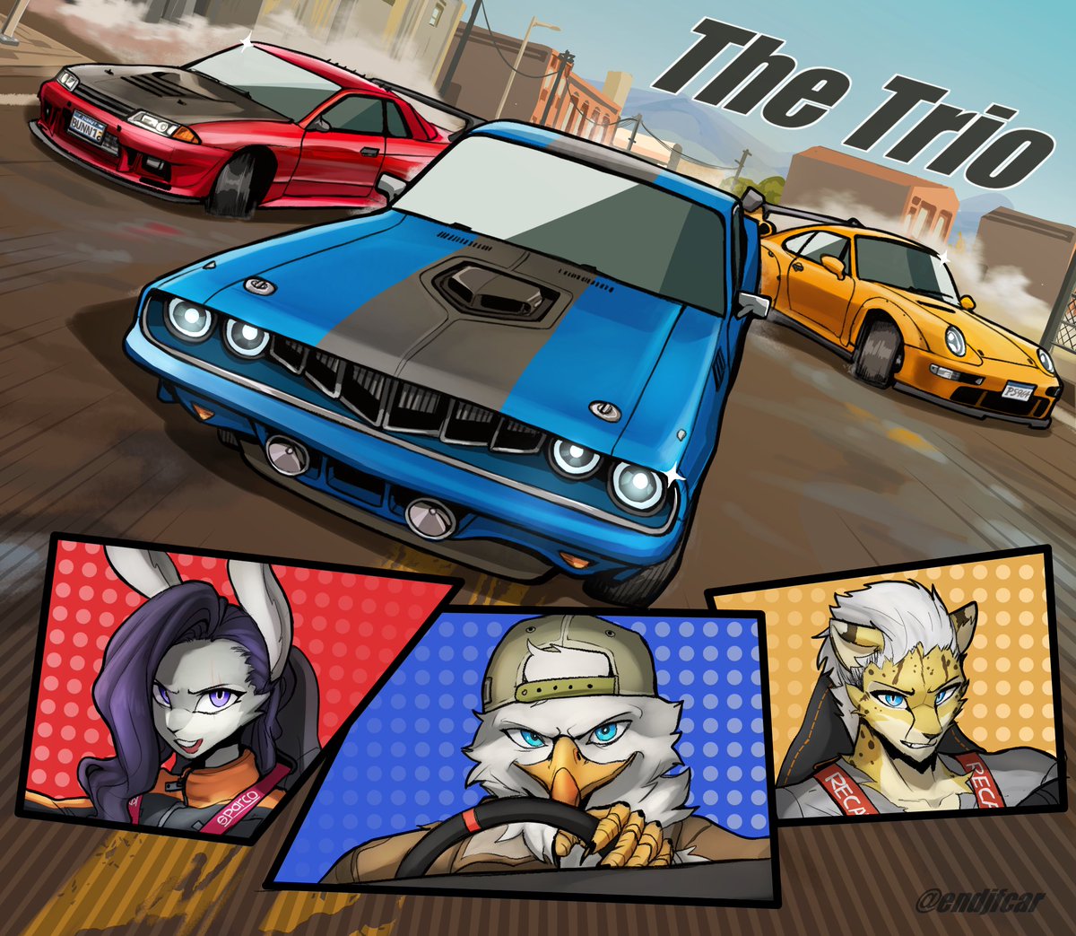 The Trio 🐇🦅🐆

Rachel, Jacob and Harvey!