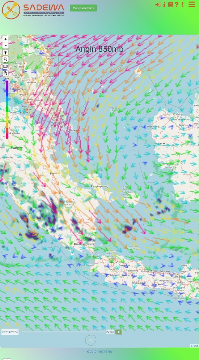 Akhirnya, angin monsun Asia penanda musim hujan datang juga per 3 Januari 2023. Bayangkan, awal musim hujan tertunda hingga 5 dasarian karena pengaruh El Niño. Normalnya, angin dari utara atau barat sudah eksis pada November dasarian 2 tapi Januari dasarian 1 baru eksis.