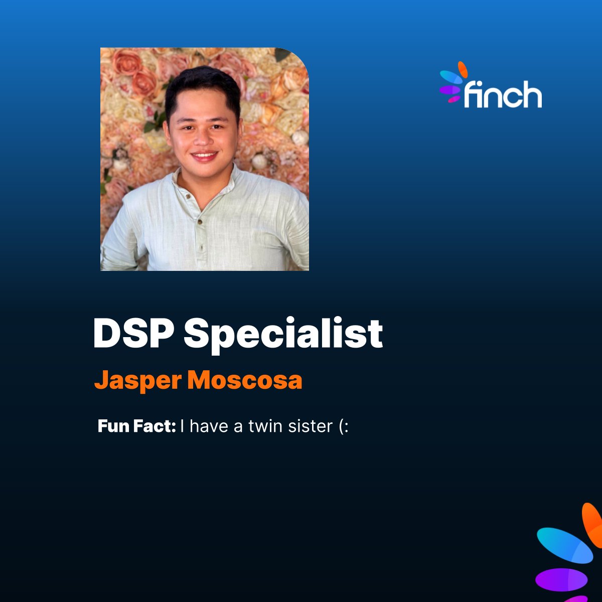 New Year just got cooler with Jasper Moscosa! Meet our Associate DSP Specialist who spices up tech, grows greens (basil, chilis, you name it!), and shares twintastic vibes. Double the skills, double the fun! #EmployeeSpotlight #ExpertiseInAction