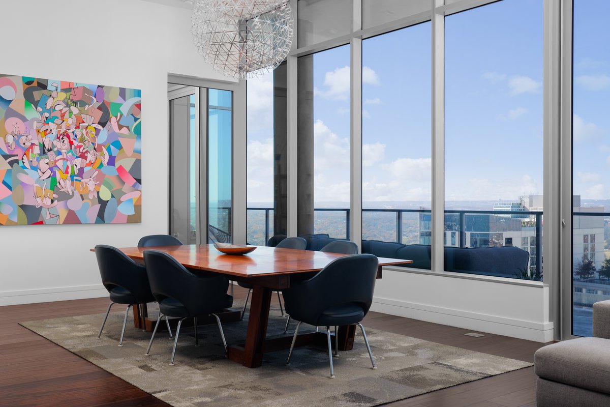 Elite25Austin's tweet photo. Discover urban luxury redefined at Fifth &amp; West Residences.

501 West Ave, Unit 3902 • 78701 ︱ 3 bed + 3 full / 1 half bath ︱ 3 private parking spaces ︱ Offered at $3,875,000 ︱ For details, contact Jessica Yates: jessicayates@moreland.com / 512.961.9106 » #elite25austin https://t.co/cceIXq6EkD