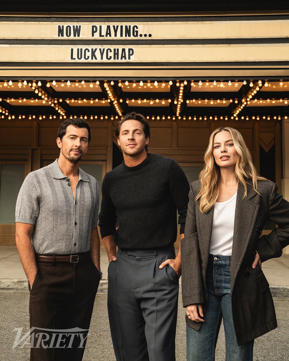 Variety's tweet photo. At LuckyChap, Margot Robbie isn’t a producer in name only. She asks to be cc’d on every email, is involved in managing shooting schedules and budgets and, in the case of “Barbie,” even monitored the number of gallons of pink paint needed. https://t.co/XpXszbjZt6 https://t.co/vYXqziIBVc
