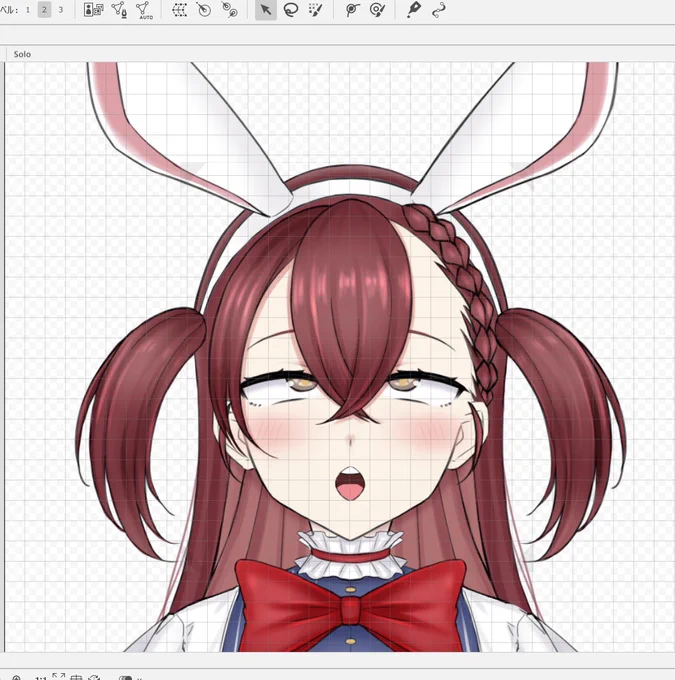 進捗 #頭プリンアート #じゃりす