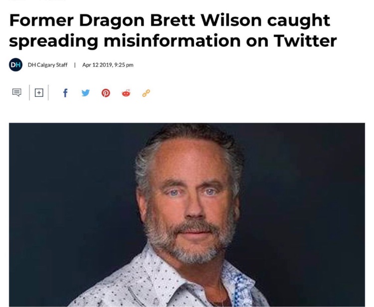 Gusinalberta's tweet photo. @WBrettWilson Why would anyone believe a word you say ? https://t.co/cSJQUKxmth