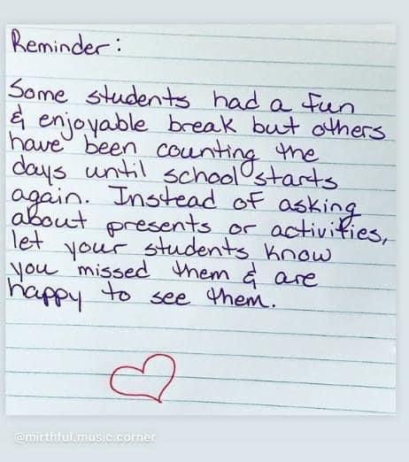 One to remember as we go into a new term #heldinmind #welcomeback #tip #tis #traumainformed