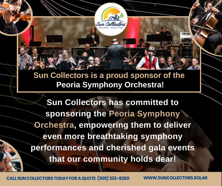 peoriasymphony's tweet photo. Our first #ThankfulTuesday of the New Year goes out to Sun Collectors! Sun Collectors is supporting the PSO this season as concert sponsors, 126th Season Gala sponsors, &amp; Whiskey at the Warehouse sponsors. Thank you for all you do! Learn more 👉 https://t.co/hi07MyLYBc. #pso https://t.co/EiE8UnWXKh