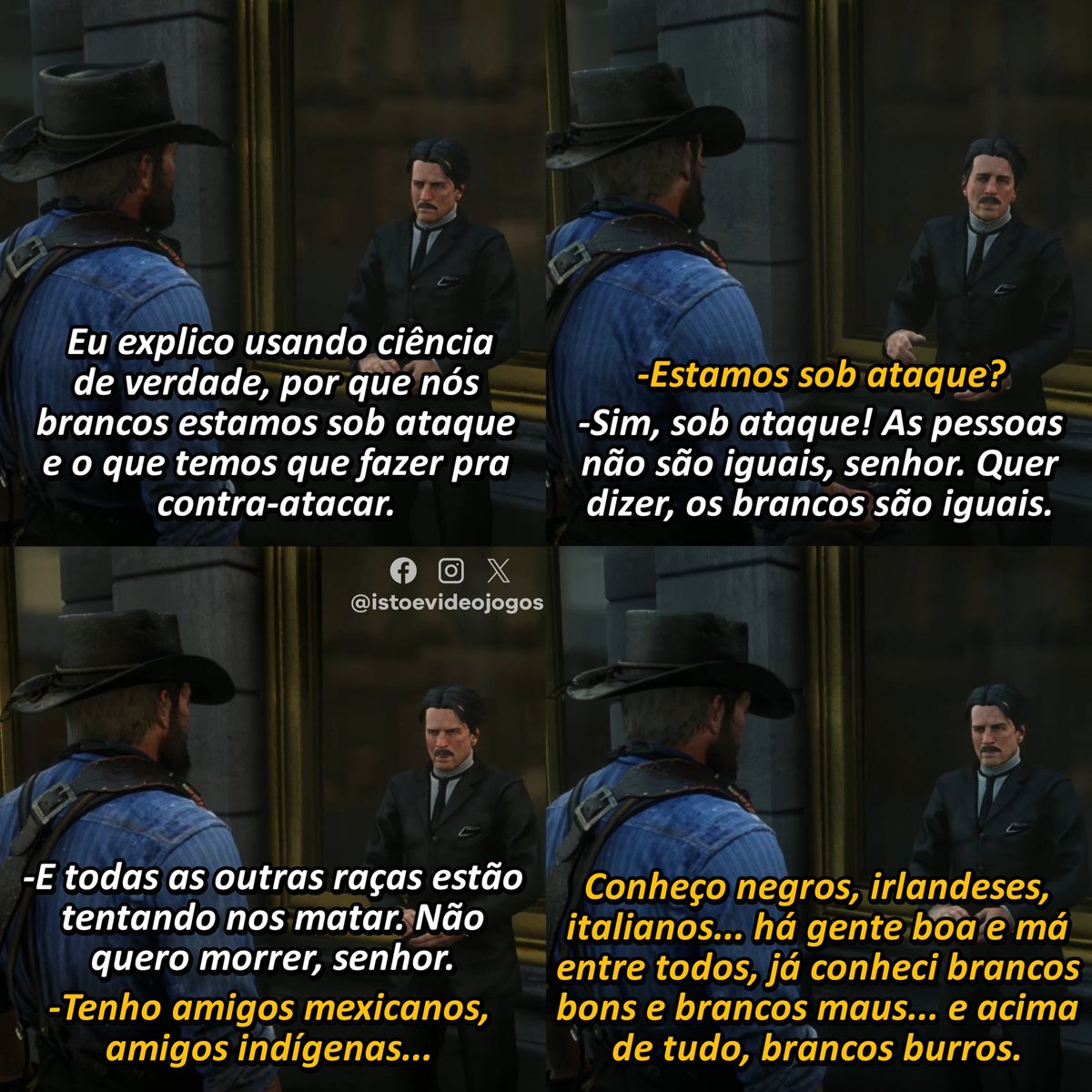 istoevideojogos's tweet photo. Dito isso, chumbo nele
Red Dead Redemption 2 (2018)
Desenvolvedor: Rockstar Games https://t.co/wFVlumrTu2