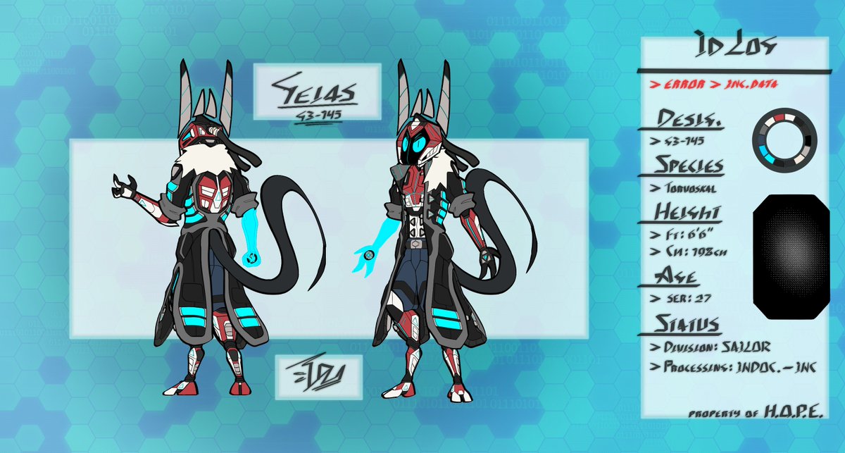 Tossatastic's tweet photo. 1/3 - Finally settled on this take for the final design for Geias. Had alot of fun playing around with this design and working out where I want to take my ideas

Gonna upload three parts over the next days for breakdown of clothing and his base body, this is the first https://t.co/4o5ArvFCP2