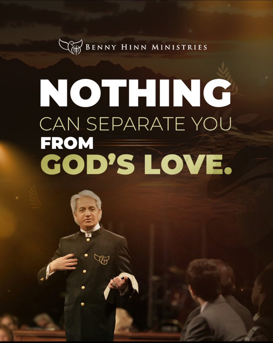 Benny_Hinn's tweet photo. Nothing can separate you from God’s Love! https://t.co/fq7tGg1XjJ
