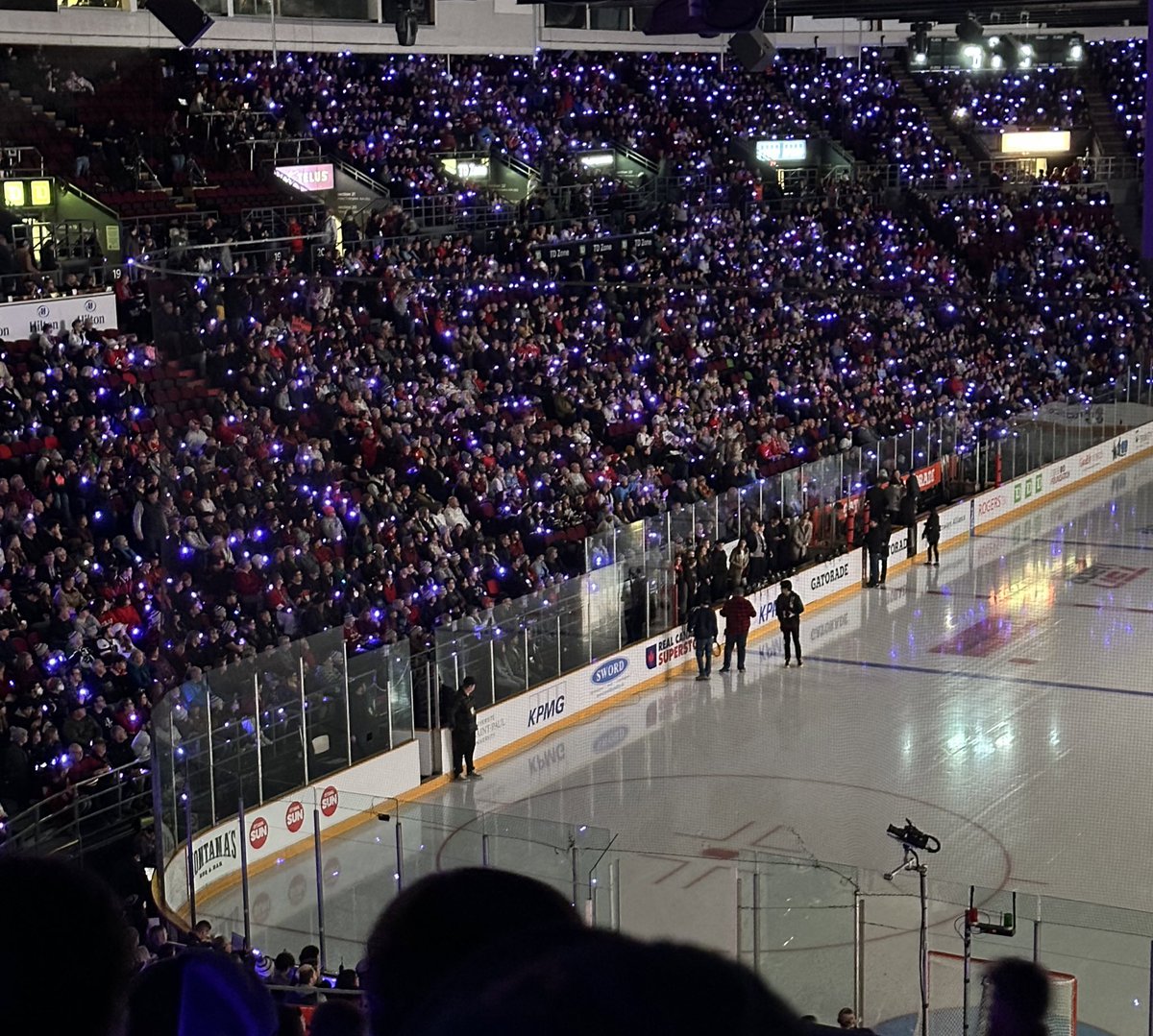 Here to watch HERstory 🤍💜 so excited for our city, for our sport and for all the little girls out there who are watching and thinking “that could be me one day”