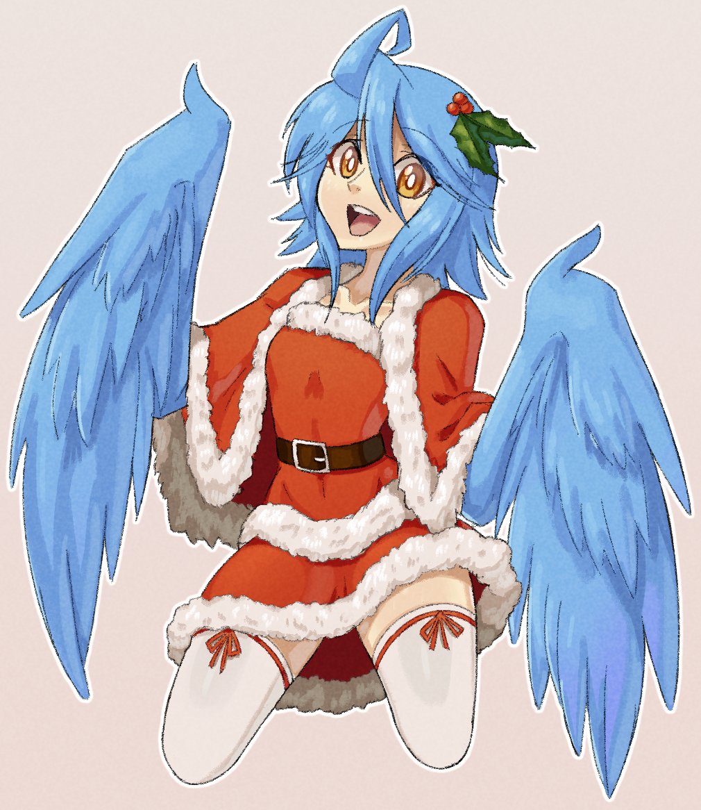 ekkonus's tweet photo. A bit late Holiday Papi the harpy.
At least she is happy.
#papitheharpy
#monstermusume https://t.co/FH7c6oTNBP