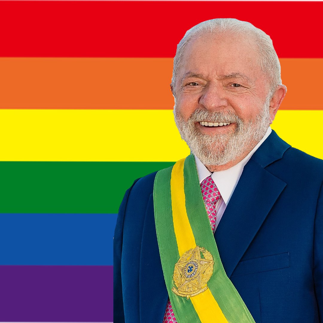 ¡Último Minuto! ¡ El presidente de #Brasil 🇧🇷, Luis Inácio Lula da Silva, veta por completo y permanentemente, el proyecto de ley que iba a prohibir el #matrimonioigualitario 🏳️‍🌈 en el gigante suramericano.  ¡Victoria para la comunidad LGBT 🏳️‍🌈 del Brasil 🇧🇷! 😍😍😍