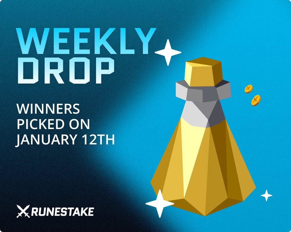 runestake's tweet photo. 🚨100 Bonus Cash Giveaway🚨
We will select 2 winners and award them with 50 BC each!
Rules:
1️⃣Must follow, like, and retweet
2️⃣Reply with your Runestake username and Tag  2  friends.
Giveaway ends on Janurary 12th.
#virtualarcade #runescape #runestake #OSRS https://t.co/NdZON1S0IF