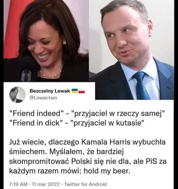 RacjonalnyObyw1's tweet photo. Kto jest przyjacielem w kutasie debila? https://t.co/fPC8Nzszua