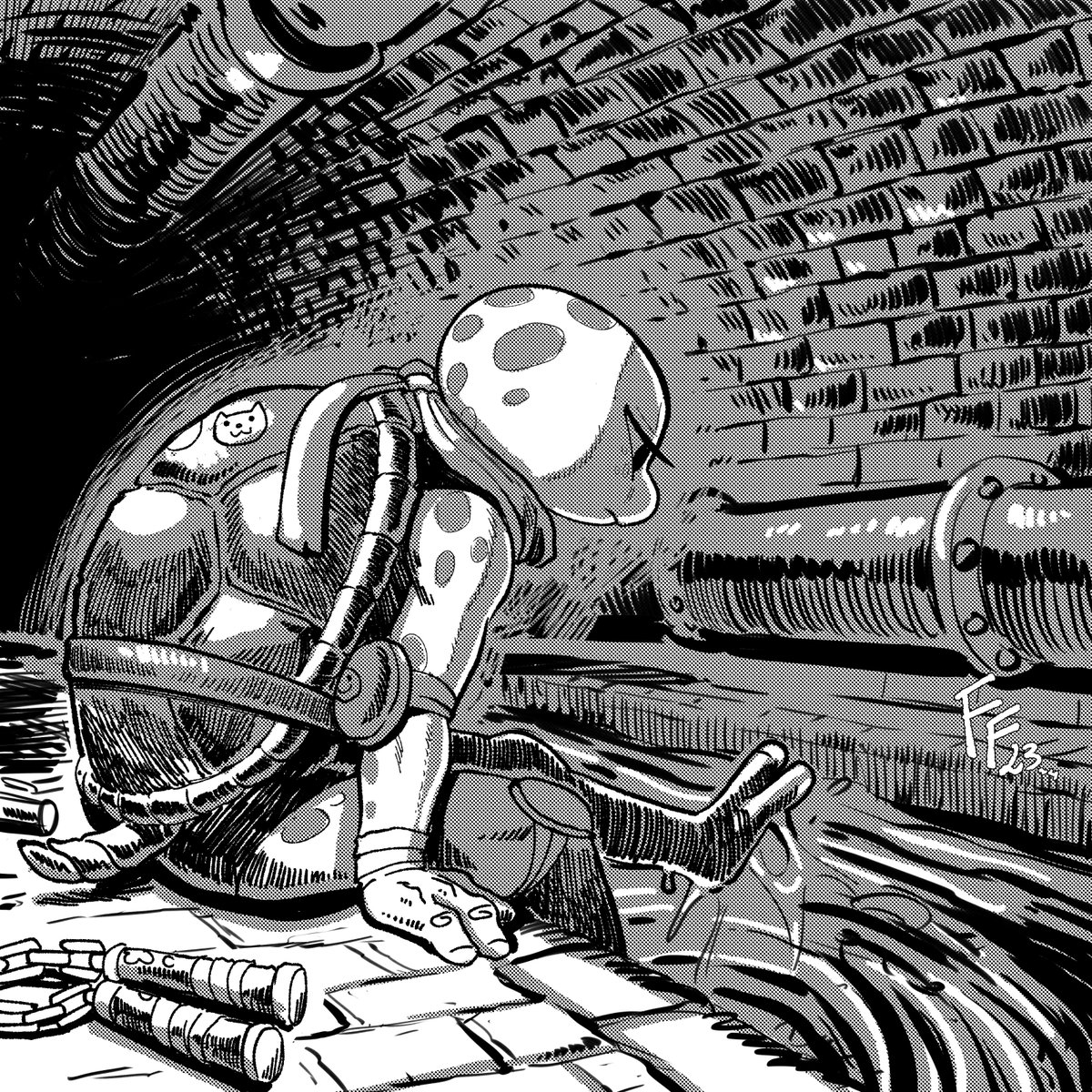 fabianodraw's tweet photo. Teenage Mutant Ninja Turtles are one of my favorite franchises, the recent movie and the comics I have been reading are bringing back those dear feelings about our beloved turtles. 
Hm, I need to learn how to make tones better.

#TMNT #teenagemutantNinjaturtles https://t.co/6fpxNhWVxc