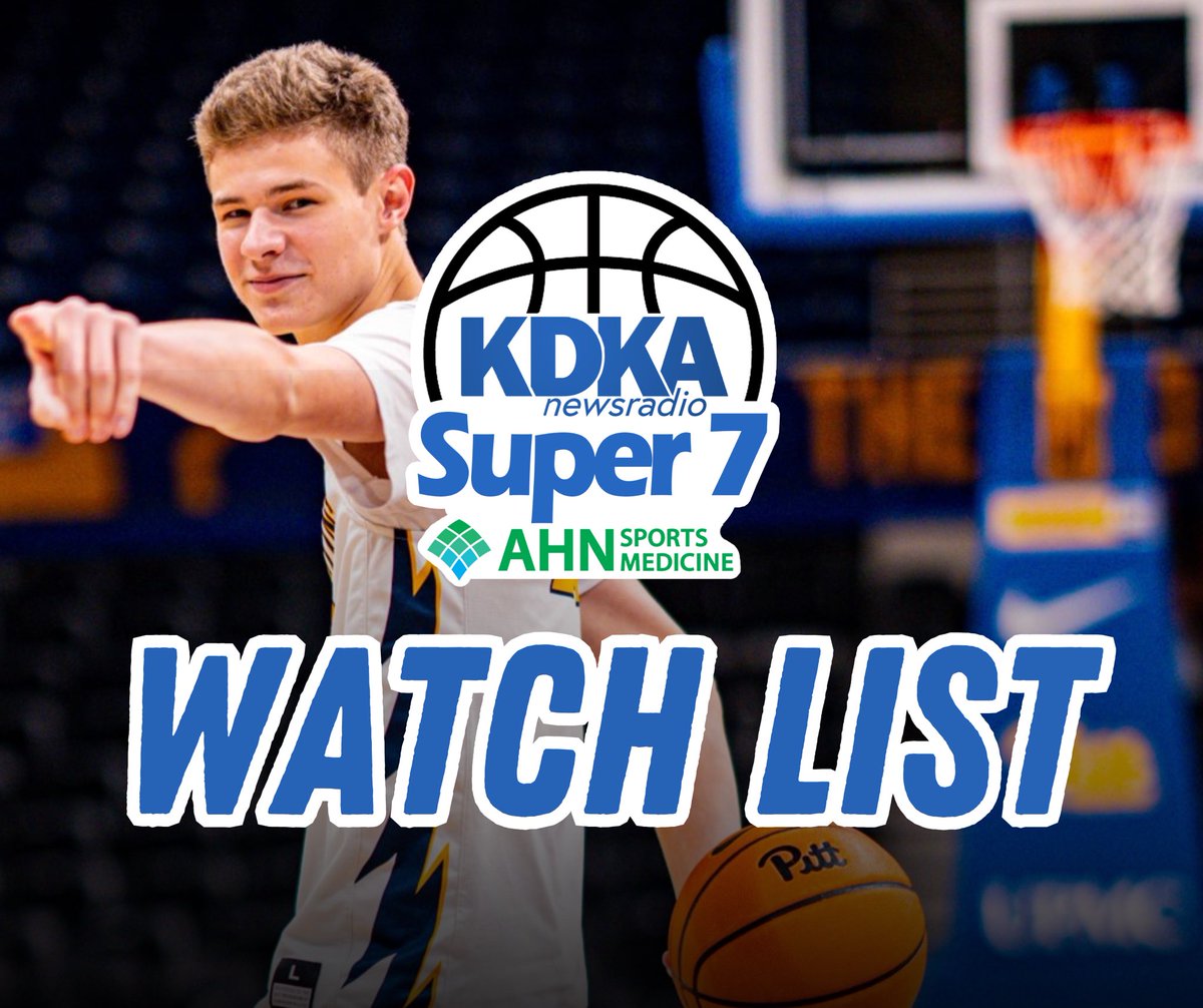 100.1 FM and AM 1020 KDKA (@kdkaradio) on Twitter photo Check out which boys & girls basketball players earned a spot on our latest #KDKASuper7 Watch List‼️👀
Read more ➡️: audacy.com/kdkaradio/spor…
#KDKAHoops #GoNextLevel #WPIAL Check out which boys & girls basketball players earned a spot on our latest #KDKASuper7 Watch List‼️👀
Read more ➡️: audacy.com/kdkaradio/spor…
#KDKAHoops #GoNextLevel #WPIAL