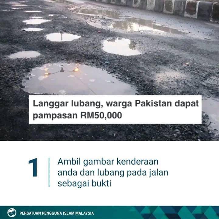MalaysianFoods's tweet photo. Guys.. Good info yang boleh kita guna kalau kereta rosak disebabkan jalan berlubang or rosak..

Thread! https://t.co/Z82CmRmdpQ