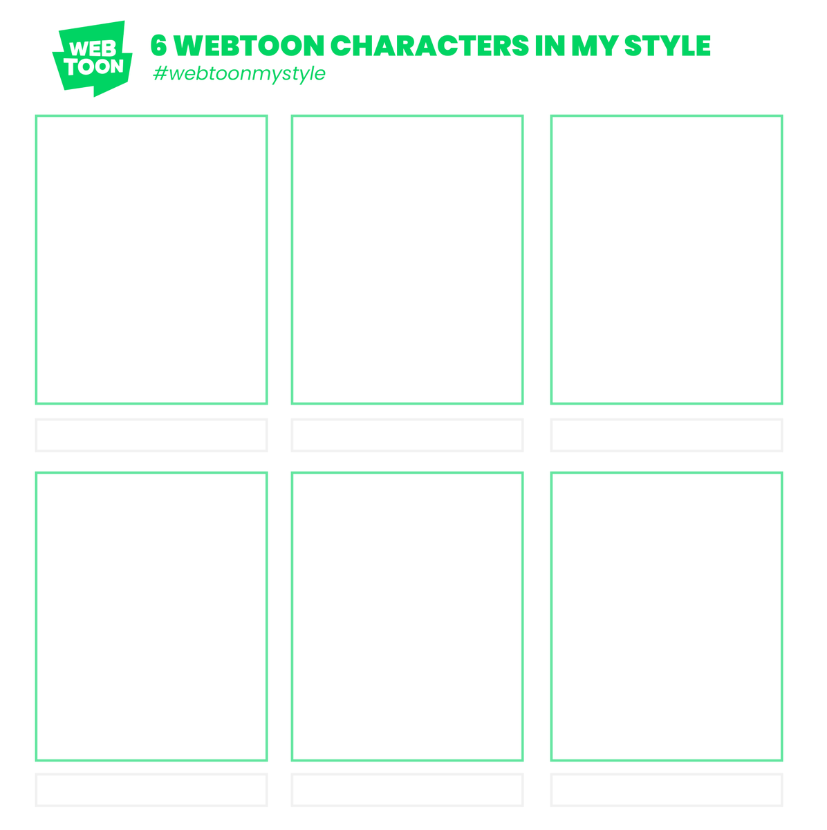 webtooncanvas's tweet photo. [01/11 - 01/12] #WEBTOONMyStyle CANVAS to ORIGINALS theme 💚

Downloadable more templates at https://t.co/tfv0RVukV1

#CANVASWeek2024 https://t.co/CHaXprv1T3