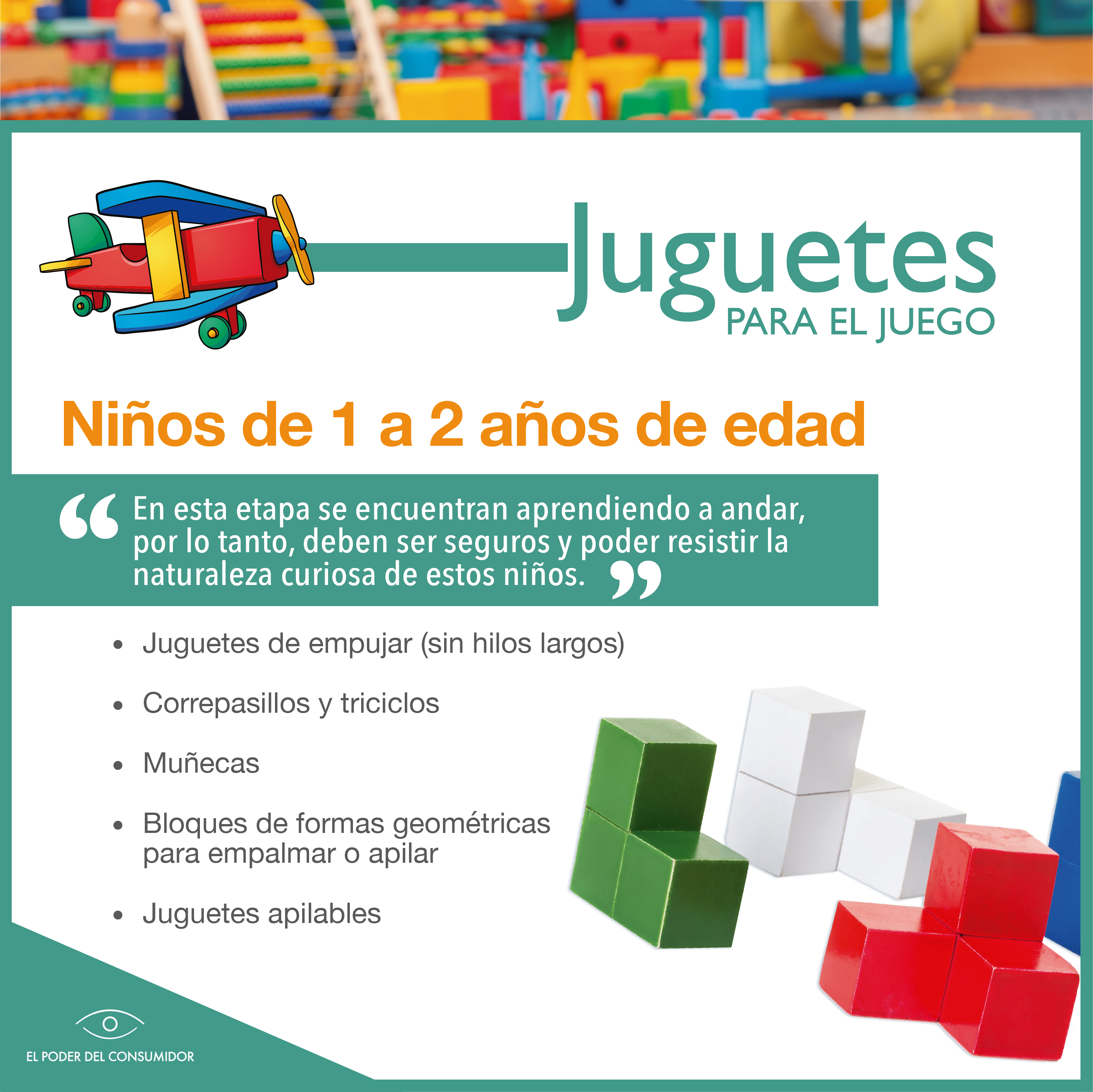 Juguetes para niñes por edad