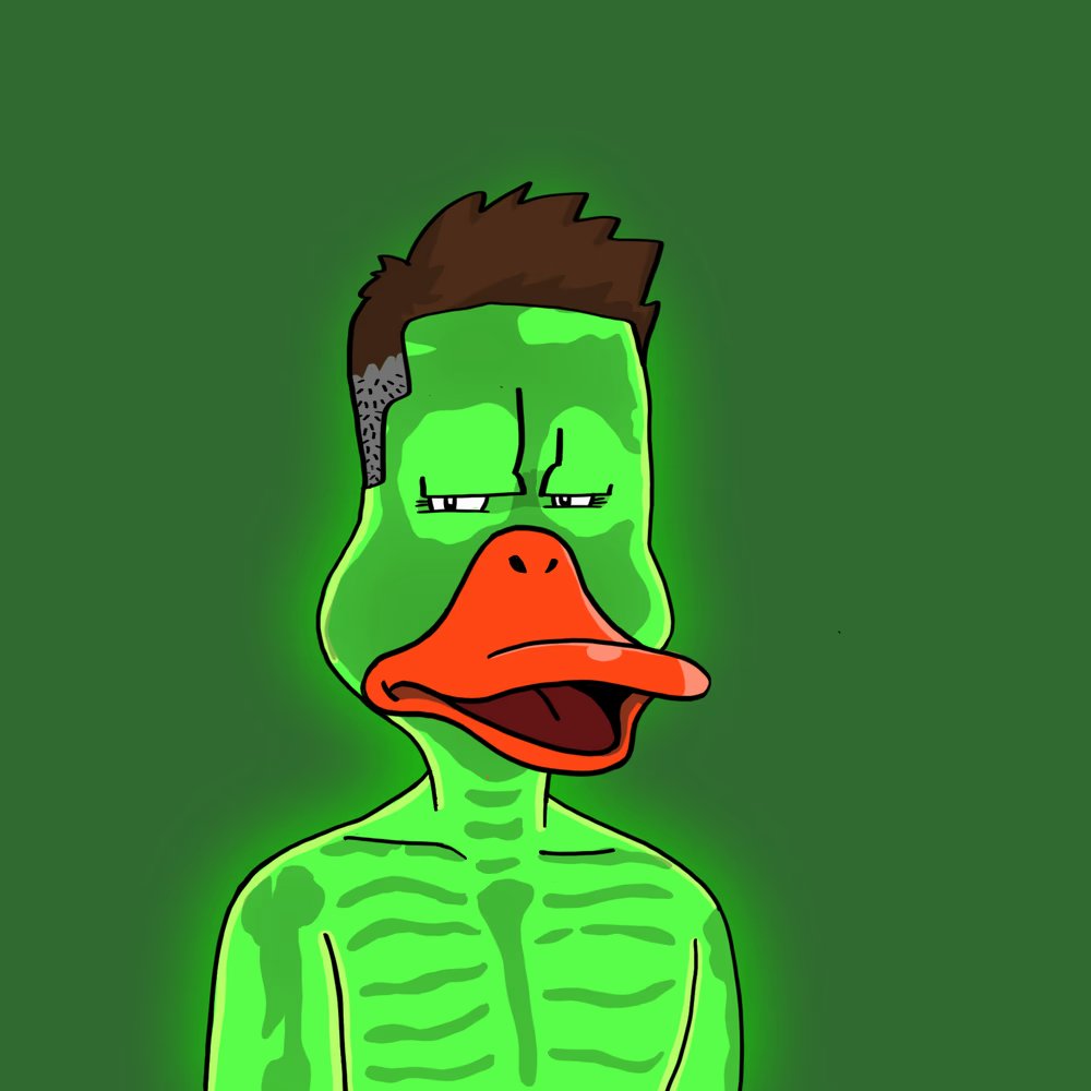 I am way overdue on this, and I know there are other NFTs in their ecosystem that I am also overdue to buy (will do soon)... but I had to pick up this <a href="/NoncoDucks/">Nonconformist Ducks</a> 

<a href="/RealDuckMaster/">duckmaster.eth</a> is a standup guy, and is legitimately trying build utility for his holders and for other projects