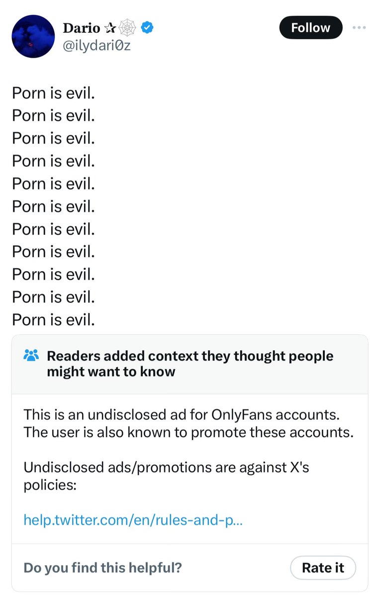 Community Notes & Violations tweet media