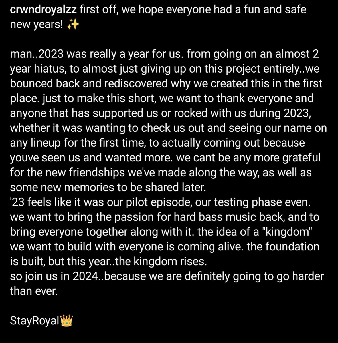 HERE'S TO 2024! 👑🔥

instagram.com/p/C1lrO2lgOtC/…