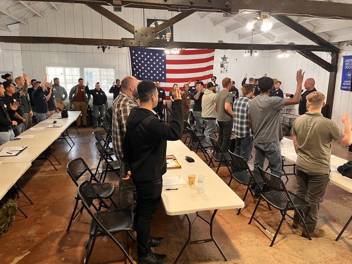 workforwarriors's tweet image. 🇺🇸 First day of the Spring 2024 semester at Workshops for Warriors! We are excited for another 16 weeks of training veterans for great careers in advanced manufacturing.

#veteranssupportingveterans #veteranownedbusiness #americanmanufacturing #transitioningservicemembers