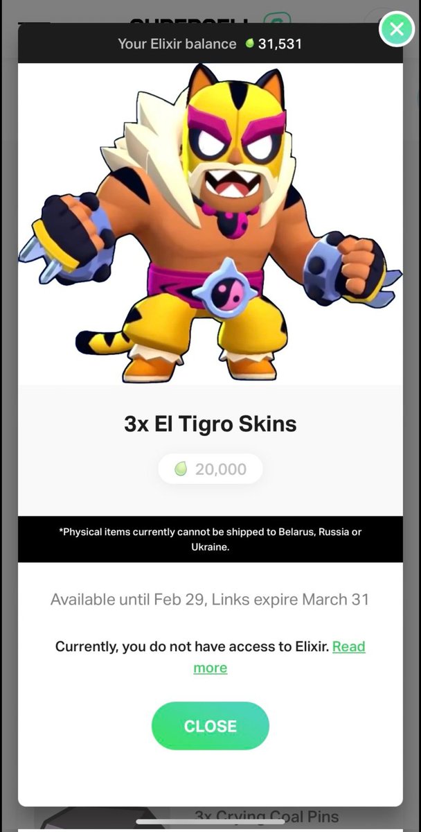 🚨 GIVEAWAY X3 EL TIGRO PRIMO SKIN🚨

To participate : 
✅ Follow me @ArkinBrawl
🔄 Retweet
💬Tag someone

➡️Winners chosen on january 10 !
Good luck 🍀 
#BrawlStarsGiveaway #ElTigroPrimoGiveaway