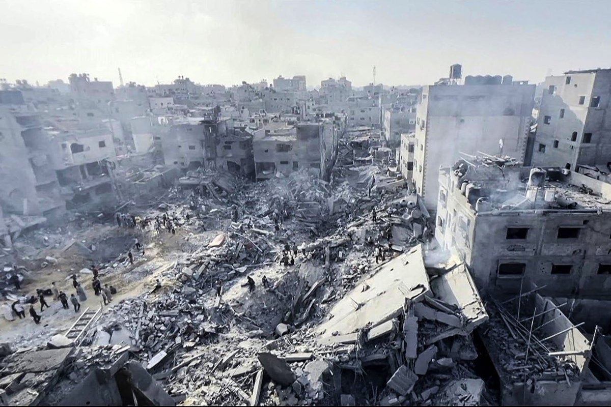 A holocaust is happening right before our eyes in Gaza and the world is silent.
